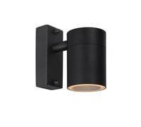 LUCIDE ARNE-LED - Spot mural/Applique mural Intérieur/Extérieur - Ø 6,3 cm - LED - GU10 (MR16) - 1x5W 2700K - IP44 - Noir