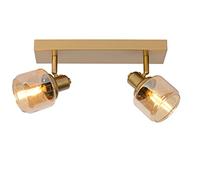 LUCIDE BJORN - Spot plafond - 2xE14 - Or Mat/Laiton