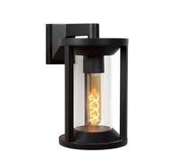 LUCIDE CADIX - Applique murale Intérieur/Extérieur - 1xE27 - IP65 - Noir
