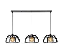 LUCIDE DIKRA - Suspension - Ø 40 cm - 3xE27 - Noir