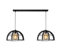 LUCIDE DIKRA - Suspension - 2xE27 - Noir