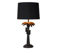 Lucide EXTRAVAGANZA COCONUT - Lampe de table - Ø 30,5 cm - 1xE27 - Noir