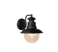 LUCIDE FIGO - Applique murale Intérieur/Extérieur - Ø 21,5 cm - 1xE27 - IP44 - Noir