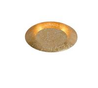 LUCIDE FOSKAL - Plafonnier - Ø 21,5 cm - LED - 1x6W 2700K - Laiton
