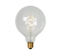LUCIDE G125 - Ampoule filament - Ø 12,5 cm - LED Dim. - E27-1x4,9W 2700K - Transparent