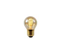 LUCIDE G45 - Ampoule filament - Ø 4,5 cm - LED Dim. - E27-1x3W 2200K - Ambre