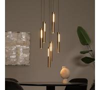Lucide GRIFFITH Suspension à 6 sources lumineuses, LED, 24403/42/04,