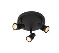 Lucide Kianti spot 3 lumières - Noir
