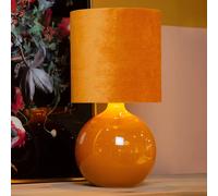 Lucide Lampe à poser Esterad, orange / jaune, Salon / Salle à manger, Verre, Lampe à poser