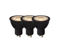 Lucide LED BULB - Ampoule Led - Ø 5 cm - LED Dim. - GU10 - 3x5W 3000K - Noir