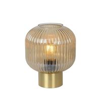 LUCIDE MALOTO - Lampe de table - Ø 20 cm - 1xE27 - Ambre