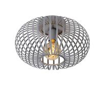 LUCIDE MANUELA - Plafonnier - Ø 39,5 cm - 1xE27 - Gris