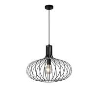 LUCIDE MANUELA - Suspension - Ø 50 cm - 1xE27 - Noir