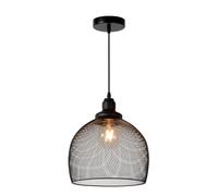 LUCIDE MESH - Suspension - Ø 28 cm - 1xE27 - Noir
