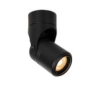 LUCIDE NIORT - Spot plafond Intérieur/Extérieur - 1xGU10 (MR16) - IP44 - Noir