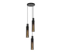 LUCIDE ORLANDO - Suspension - Ø 32 cm - 3xE27 - Fumé