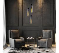 Lucide ORLANDO Suspension à 3 sources lumineuses, E27, 74404/13/65,