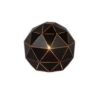 Lucide OTONA - Lampe de table - Ø 25 cm - 1xE27 - Noir