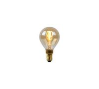 LUCIDE P45 - Ampoule filament - Ø 4,5 cm - LED Dim. - E14-1x3W 2200K - Ambre