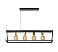 Lucide RUBEN - Suspension - 4xE27 - Noir