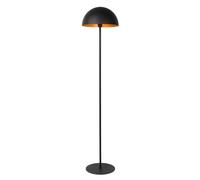 Lucide SIEMON - Lampadaire - Ø 35 cm - 1xE27 - Noir
