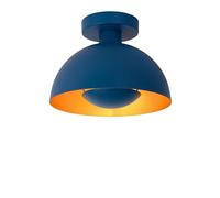 LUCIDE SIEMON - Plafonnier - Ø 25 cm - 1xE27 - Bleu