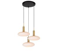 LUCIDE SINGALA - Suspension - Ø 55 cm - 3xE27 - Or Mat/Laiton