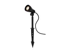LUCIDE SPIKE - Spot de jardin - Ø 6,5 cm - LED Dim. - GU10 (MR16) - 1x5W 3000K - IP54 - Noir