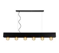 LUCIDE SURTUS - Suspension - 6xE27 - Noir
