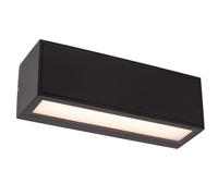 Applique murale extérieure solaire noire LED 2W avec capteur crépusculaire