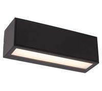 Applique murale extérieure solaire noire LED 2W avec capteur crépusculaire