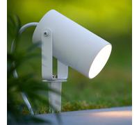 Spot de jardin ? piquer Taylor Lucide GU10 IP65 blanc