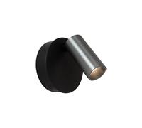LUCIDE TONI - Spot mural/Applique mural Rechargeable - Batterie/Piles - Ø 8,1 cm - LED Dim. - CCT - 1x2W 2700K/4000K - Magnétique - Fer gris