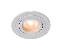 LUCIDE TUBE - Spot encastrable - Ø 9,2 cm - 1xGU10 (MR16) - Blanc