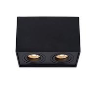 LUCIDE TUBE - Spot plafond - 2xGU10 (MR16) - Noir