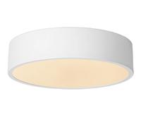 LUCIDE UNAR - Plafonnier - Ø 20 cm - LED 3 StepDim - 1x12W 2700K - Blanc