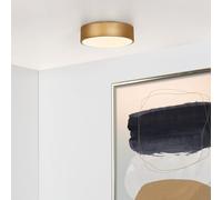 LUCIDE UNAR - Plafonnier - Ø 20 cm - LED 3 StepDim - 1x12W 2700K - Or Mat/Laiton
