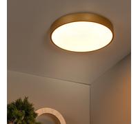 Lucide Unar plafonnier LED - Or