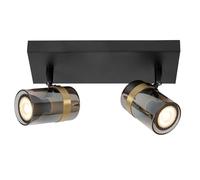 LUCIDE UPTON - Spot plafond - 2xGU10 - Fumé