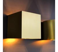 Lucide XIO Applique murale carrée à 1 source lumineuse, G9, 09217/04/02,