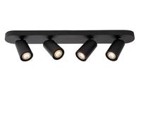 LUCIDE XYRUS - Spot plafond - LED Dim to warm - GU10-4x5W 2200K/3000K - Noir