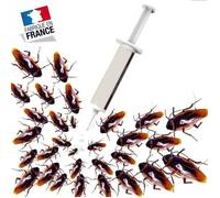 Lucifer seringue Gel Insecticide blattes Cafards 25gr grand modèle Usage Domestique & Professionnel fabriqué en france