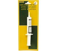 LUCIFER Seringue XL de Gel Insecticide Anti Cafards et Blattes, 25 GR d'Insecticide avec Attractif