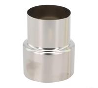 LUCKCDUO Réducteur de tuyau de poêle en acier inoxydable pour systèmes de chauffage de brûleurs à bois de 60 mm à 50 mm (Ø 60 mm/Ø 50 mm)