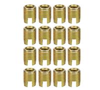 LUCKDANO au Filetage de la Douille 20 Pièces Inserts Filetés en Acier au Carbone M6x1.0 et M9x1.0 |Accessoires de Réparation de Filetage zingué pour l'automobile, la Construction et Plus (#4)