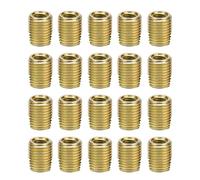 LUCKDANO au Filetage de la Douille 20 Pièces Inserts Filetés en Acier au Carbone M6x1.0 et M9x1.0 |Accessoires de Réparation de Filetage zingué pour l'automobile, la Construction et Plus (#8)