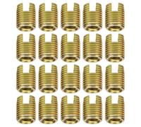 LUCKDANO au Filetage de la Douille 20 Pièces Inserts Filetés en Acier au Carbone M6x1.0 et M9x1.0 |Accessoires de Réparation de Filetage zingué pour l'automobile, la Construction et Plus (#7)