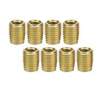 LUCKDANO au Filetage de la Douille 20 Pièces Inserts Filetés en Acier au Carbone M6x1.0 et M9x1.0 |Accessoires de Réparation de Filetage zingué pour l'automobile, la Construction et Plus (#3)