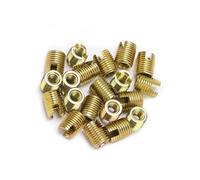LUCKDANO au Filetage de la Douille 20 Pièces Inserts Filetés en Acier au Carbone M6x1.0 et M9x1.0 |Accessoires de Réparation de Filetage zingué pour l'automobile, la Construction et Plus (#1)