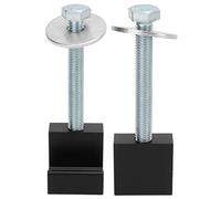 LUCKDANO Boîte à Outils pour Camion, 2 Pièces, Boîte à Outils Universelle en Alliage d'aluminium, Crochets d'arrimage en J pour Camionnette et Boîtes à Croisées